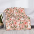 thumbnail image 3 of Yiaed Swan And Flowers3 Print Blanket Throw Blanket Soft Cozy Flannel Blanket for Home Bed Sofa Couch Chair-60"x50", 3 of 6