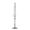 thumbnail image 4 of California Umbrella 9' Sunset Series Patio Umbrella With Champange Aluminum Pole Aluminum Ribs Auto Tilt Crank Lift With Pacifica Ginkgo Fabric, 4 of 5