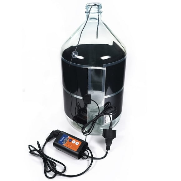 Chauffage Carboy avec Thermostat - Coussin Chauffant Kombucha - Coussin Chauffant avec Contrôleur pour Brassage à Domicile - Kombucha Chauffant Fonctionne avec Tout Récipient jusqu'à 8 Gallons