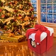 thumbnail image 7 of Christmas Cat House Clearance! Grrvtrz Christmas Cat Bed Cave Nest House Cat Igloo Xmas Kitten Hut Hideout,Cute Pet Cave Beds for Small Dog or Bunny, 7 of 7