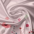 thumbnail image 6 of Ambesonne Blushy Floral Valance & Curtain 3 Pcs Set, Dreamy Spring Gentle, 55"x45", Rose Pastel Pink, 6 of 7
