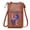 Brown, variant on Classic Women Small Crossbody Star Print Small Crossbody Soft PU Leather Memorial Gift