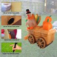 thumbnail image 3 of Carro inflable de calabaza de pavo decoración de pavo de patio inflable luces LED de poliéster 210T 100-240V impermeable para fiesta ANGGREK Otros, 3 of 7