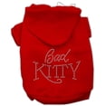 thumbnail image 4 of Pet, Dog  Cat Hoodie Rhinestone, "Bad Kitty", 4 of 8