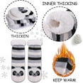 thumbnail image 4 of Boys Girls Slipper Socks Cute Animal, Fuzzy Winter Warm Fleece Lining Christmas Socks With Grippers (1Pairs), 4 of 6