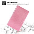 thumbnail image 6 of Galaxy Tab S6 Lite 10.4 2020 Case, Dteck Glitter Sparkle PU Leather Folio Case Multi-angle Viewing Stand Protective Cover with Card Slots for Samsung Galaxy Tab S6 Lite Model SM-P610 P615, Pink, 6 of 6