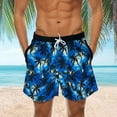 thumbnail image 2 of Caqnni Men's Swim Trunks Quick Dry with Mesh Lining Beach Shorts Bathing Suit Swimwear(Blue,S), 2 of 6
