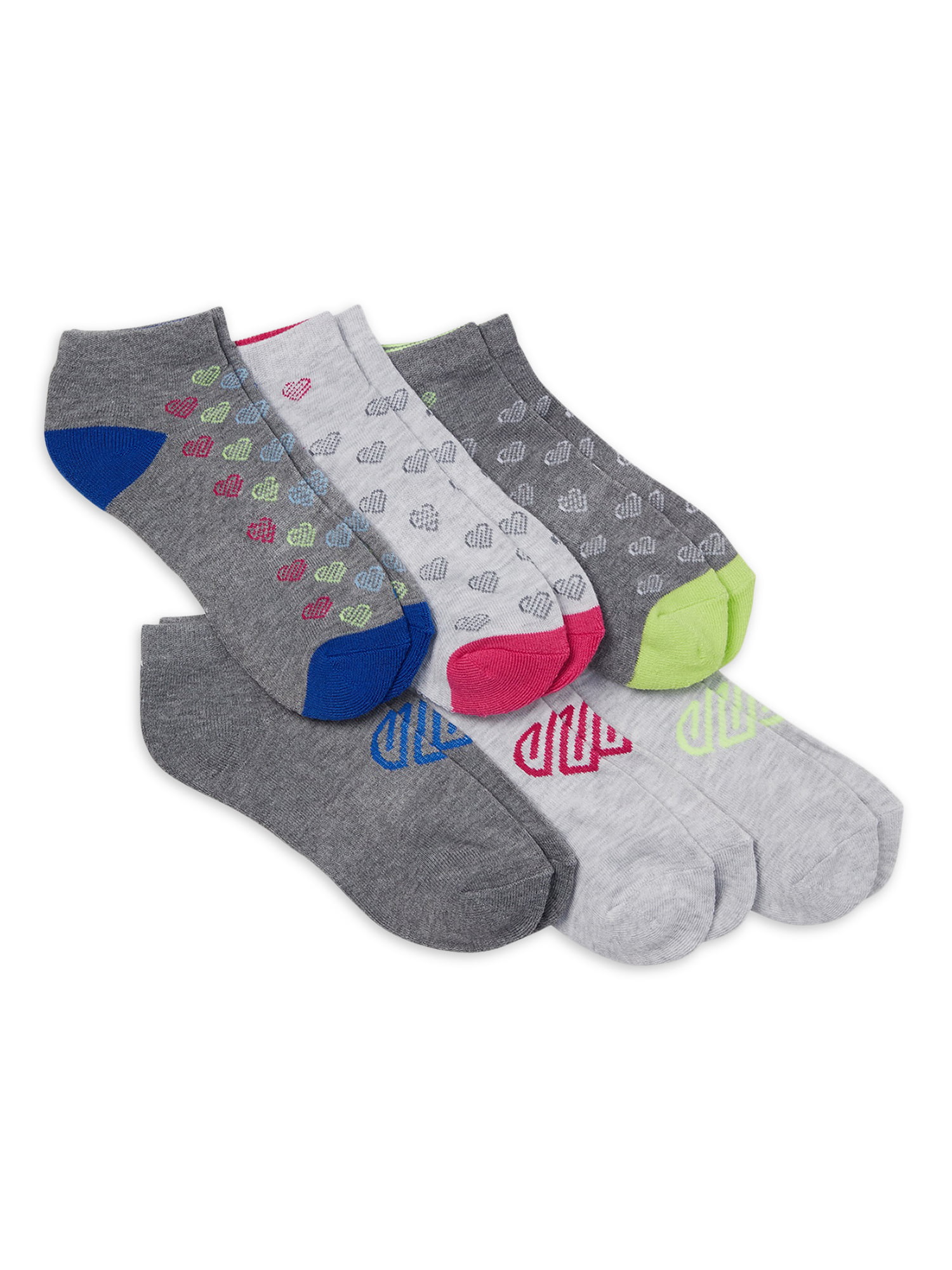 Justice Girls Ankle Socks, 6-Pack, Sizes M-L - Walmart.com