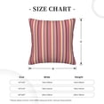 thumbnail image 4 of ZNDUO Square Home Decorative Throw Pillows, Corduroy Colourful Simple Stripes Pattern Couch Pillows, Throw Pillows for Bed, 16"x16", 4 of 8