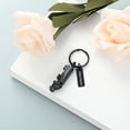 thumbnail image 5 of 18 Wheeler Semi Truck Urn Keychain for Ashes for Women Men Cremation Jewelry Urn Necklace Pendant Key Ring for Human for Ashes, 5 of 6