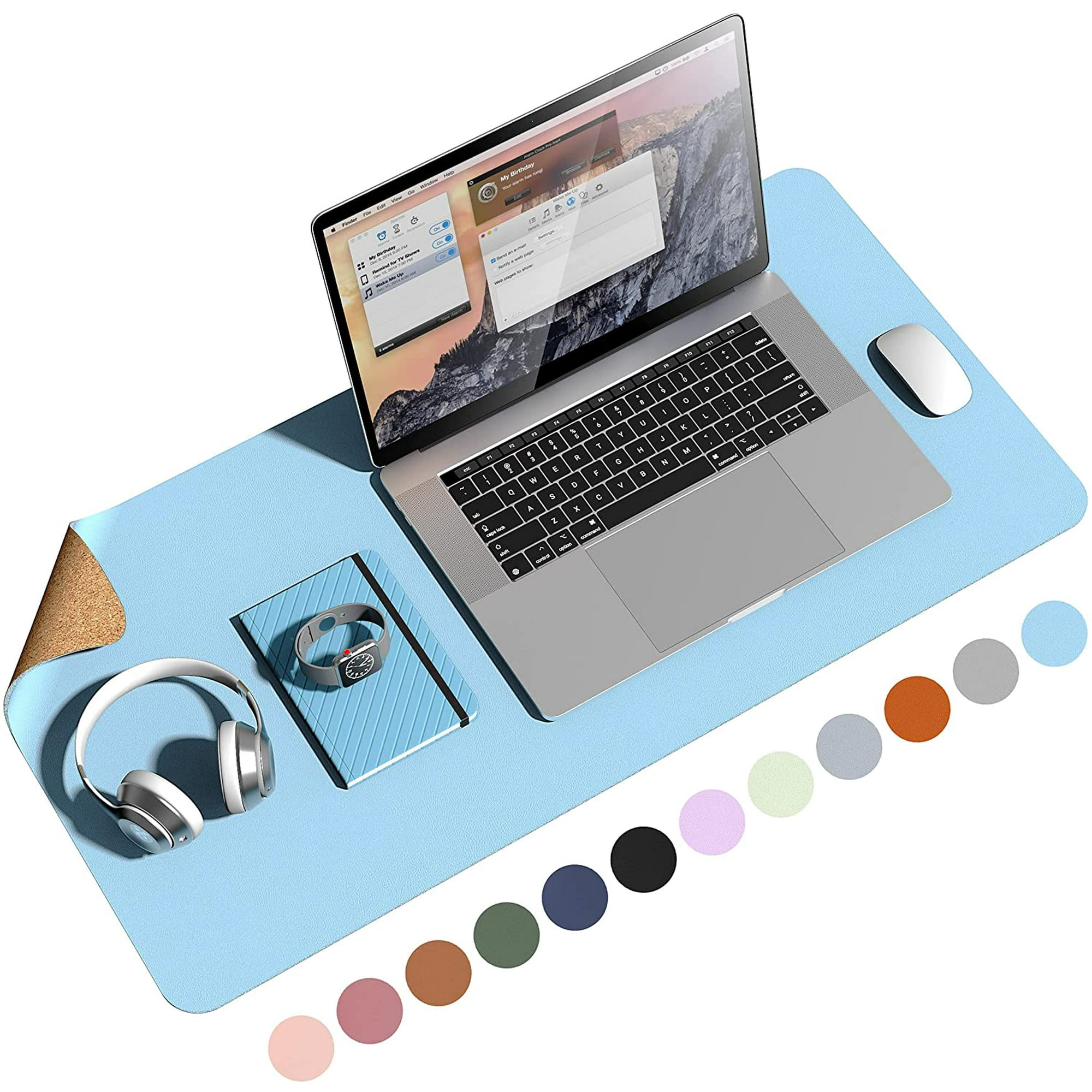 Cork leather desk mat new arrivals
