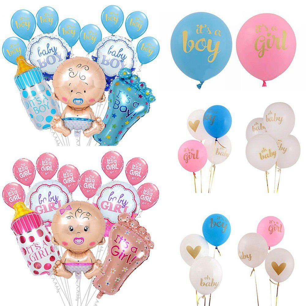 NEW LARGE BABY TWINS BALLOONS HELIUM FOIL BIRTH SHOWER CHRISTENING 1ST BIRTHDAY
