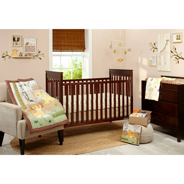 4 Piece Crib Bedding Set Com, Lion King Baby Bedding
