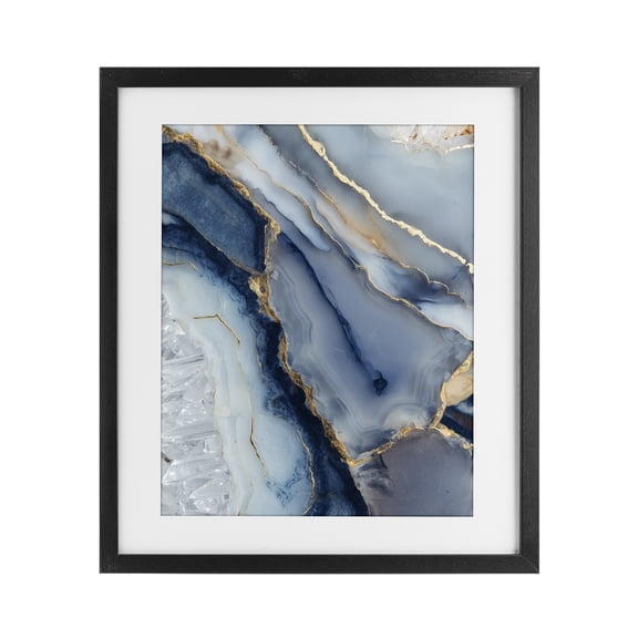 Stupell Industries Crystal Twilight Cracks Black Framed Print Under Glass, design by Svetlana Aleynikova
