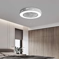 thumbnail image 4 of FETCOI Modern Meteor Ceiling Fan With Light Semi Flush Mount For Bedroom Kitchen, 4 of 8