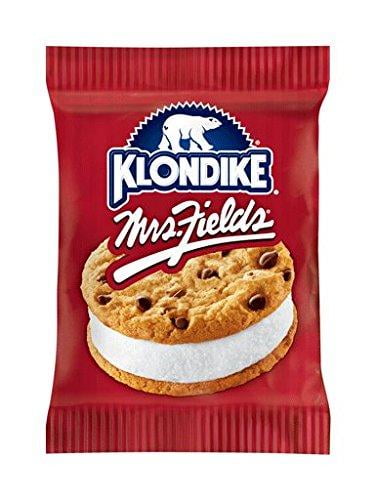 Klondike, MRS. FIELDS Chocolate Chip Cookie Ice Cream Sandwich, 7 oz