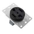 thumbnail image 4 of Receptáculo para secadora Leviton, 30 A, 250 V, 4 hilos, montaje empotrado 278-S00, 4 of 4