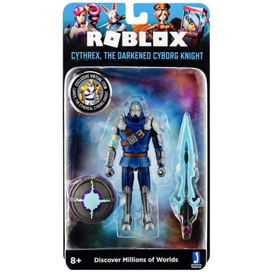 Cythrex The Darkened Cyborg Knight Roblox Action Figure 4"
