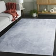 thumbnail image 3 of SAFAVIEH Malibu Cillian Geometric Polyester Machine Washable Area Rug, Gray, 8' x 10', 3 of 12