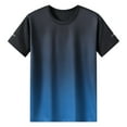 thumbnail image 4 of Afdoent Mens T Shirts Male Summer Breathable Sweat Exercise Ice Silk T Shirt Breathable Comfort, 4 of 4