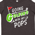 thumbnail image 4 of Inktastic Going Golfing with My Pops Kids Golf Boys or Girls Toddler T-Shirt, 4 of 5