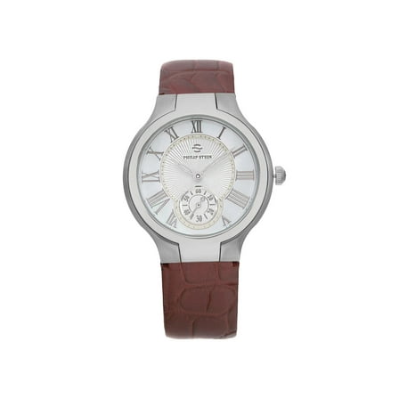New Philip Stein Signature Steel 35mm MOP Dial Ladies Quartz Watch 41-CMOP