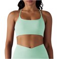 thumbnail image 2 of Women Bras Yoga Wear Bra Breathable Drying Body Shaping Back Fitness Blazer Sports Bra Green L, 2 of 8