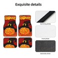 thumbnail image 4 of Balery Halloween Pumpkin Juego de 4 Alfombrillas para Auto, Revestimientos de Caucho Resistente, Diseño Antideslizante, 4 of 7