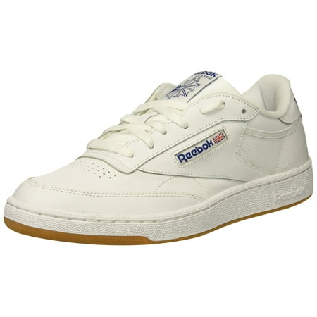 Reebok AR0459: Men's Club C 85 White/Royal-Gum Fashion Sneaker