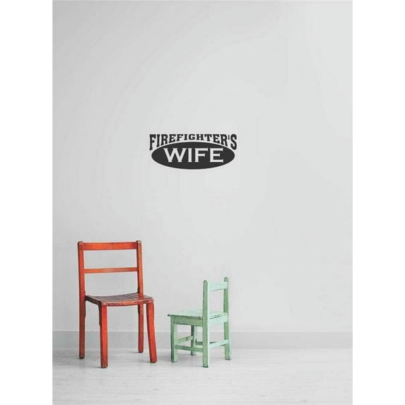 Decals & Stickers : Firefighter's Wife 8x20