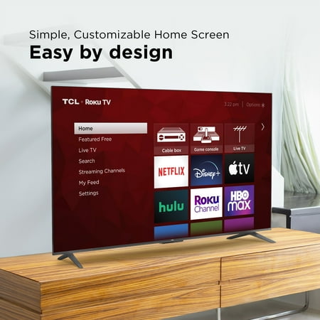 TCL 55 Class 4-Series 4K UHD HDR Smart Roku TV - 55S451