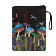 thumbnail image 2 of HELLHERO Mushroom and Dragonfly Pattern Book Sleeve for Student, Book Organzoer Holder, Washable, Church Bible Bag for Hardcover Textbooks Paperbacks, 2 of 7