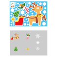 thumbnail image 4 of Navidad ventana se aferra pegatinas electrostáticas dibujos animados Santa Claus Elk muñeco de nieve gnomo copo de nieve calcomanías de vidrio fiesta de año nuevo decoración de la, 4 of 5