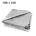 thumbnail image 6 of Heavy Duty Waterproof Poly Tarp Outdoors Truck Tarps Canopy Tent Shelter Cover 10Mil Tarpaulin for Car Boat Woodpile 10x12ft, 6 of 11
