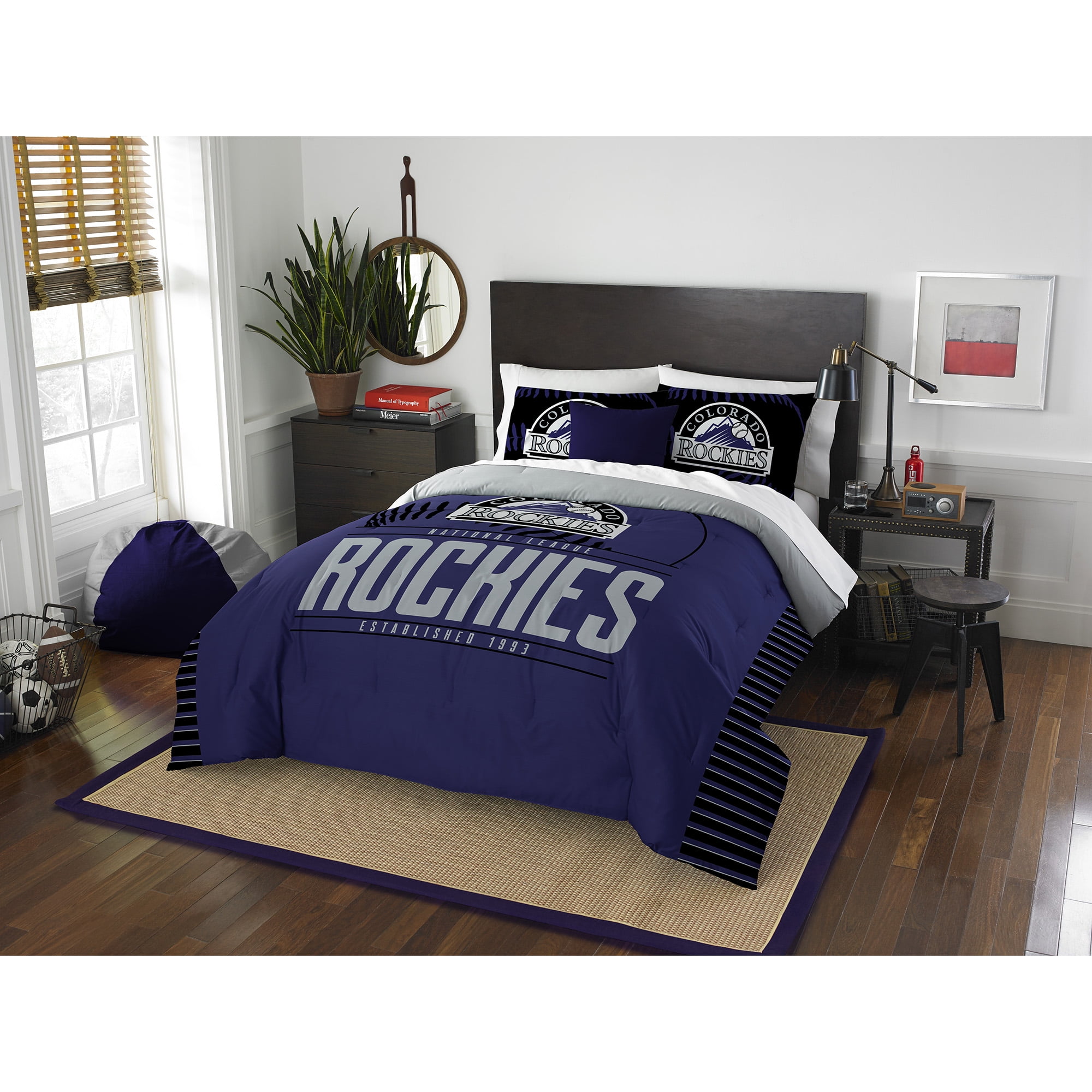 MLB Colorado Rockies "Grand Slam" Bedding Comforter Set