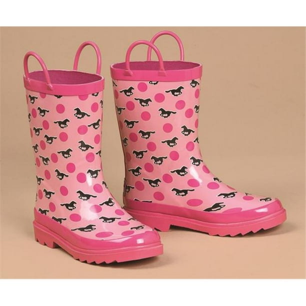 Girls horse cheap rain boots