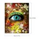 thumbnail image 2 of Kit de pintura por números DIY arte al óleo ojos imagen decoración de la pared del hogar 40x50cm, 2 of 9