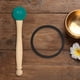 thumbnail image 1 of Tazón de música Knock Sticks Goma de madera maciza Sound Bowl Knocking Stick con anillo Hugtrwg Para estrenar, 1 of 9