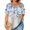 B140 Multicolor short sleeve shirts for women clearance under $5, variant on Women Tops under $5! Cagogo Plus Size T Shirts for Womens Short Sleeve V Neck Summer Trendy Black White Tee Shirts Criss Cross Dressy Loose Floral/Gradient Color/Strped Blouse Clothes