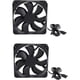 thumbnail image 1 of ZHAOCHENG Ventilador silencioso USB de 120 mm con alimentación USB, 2 unidades para ordenador portátil, router, depósito de agua, TV Box (negro), 1 of 4