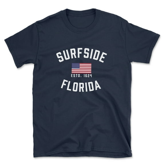 Surfside Florida Patriot Men's Cotton T-Shirt