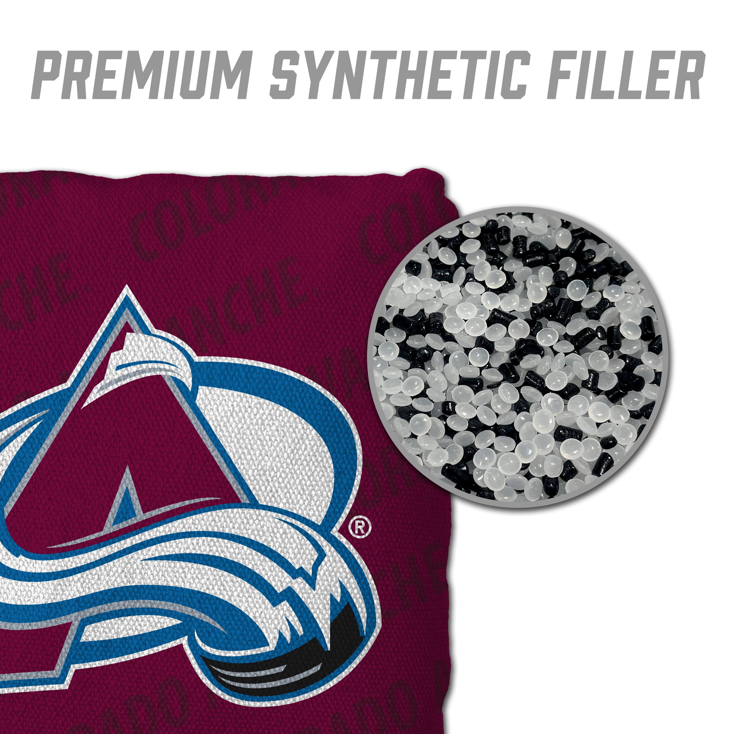 NHL Colorado Avalanche Cornhole Bags - 4PK - Maroon