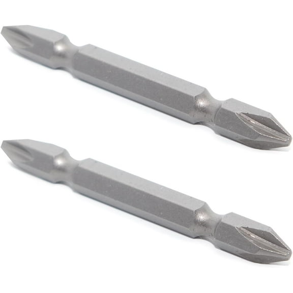 Aniceparthy Magnetic Double-Ended Phillips Screwdriver Bits,1/4" Hex Shank,S2 Steel Two-Sided PH2