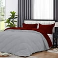 thumbnail image 4 of DNG Creations 1 Piece Reversible Diamond Pattern Comforter ( Burgundy/Silver Colour ) 550 GSM All - Season 100% Egyptian Cotton, 800 TC - California King - Size, 4 of 7