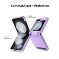 thumbnail image 5 of for Samsung Galaxy Z Flip 6 Case with Hidden Stand [Built-in Screen Protective Film] [Hinge Protection] Full-Body Rugged Shockproof Protective Phone Case for Samsung Galaxy Z Flip 6, Mint, 5 of 14