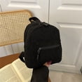 thumbnail image 2 of 2026 New Cute Fuzzy Backpack for Aesthetic Supplies Fuzzy Plush Backpack,Kawaii Furry Plush Daypack for Teens for School,Shopping,Travel,Casual,Outdoor, 2 of 4
