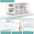 thumbnail image 4 of Sorbus Storage Organizers With 20 Drawers, Multipurpose Acrylic Drawers for Makeup, Office Organization and Storage, Art Supplies, Jewelry, Stationary - 4 Pcs Clear Stackable Storage Bins, 4 of 4