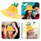 thumbnail image 5 of ColoMX Sombrero de piña Sombreros temáticos de frutas de Halloween Suministros para fiestas en la piscina tropical hawaiana Favores de fiesta de piña para la fiesta de verano en la playa Luau, 5 of 8