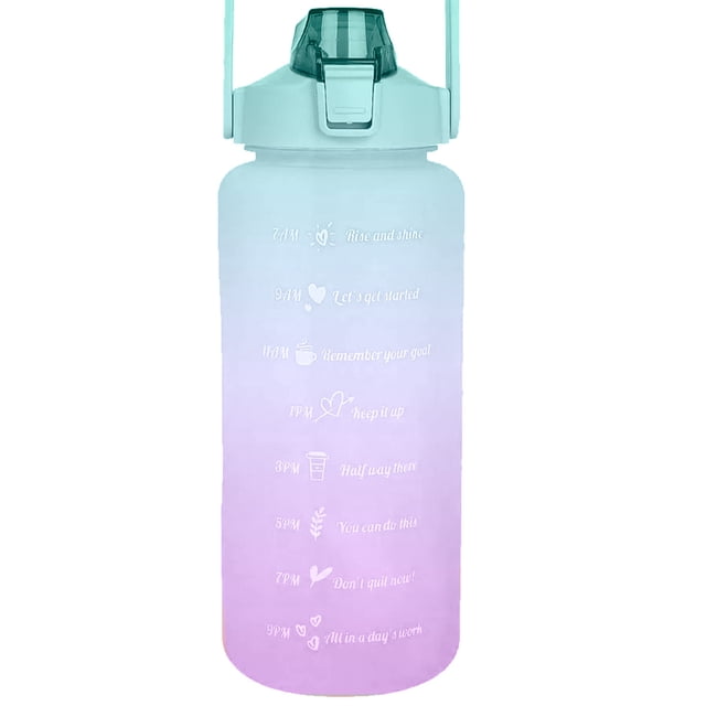 Botella De Agua Shendy Vendy Deportiva 2 Lts Con Popote