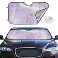 thumbnail image 2 of Balery Lavender Glitter Foil Stripes Print Car Windshield Sun Shade,Windshield Sunshade for Car Pickup Truck SUV Accessories-Small, 2 of 7